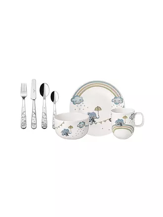 VILLEROY & BOCH | Service de table pour enfants en porcelaine Happy as a Bear 7 pièces | beige